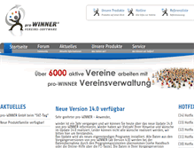 Tablet Screenshot of pro-winner.de